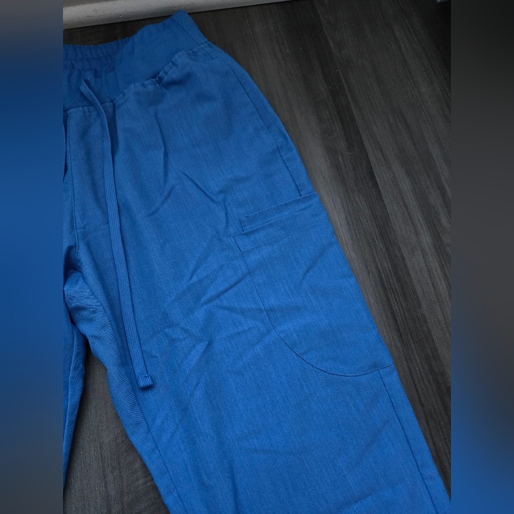 CLEAN Mandala Scrub Set - "Heather Blue" - Picture 6 of 9